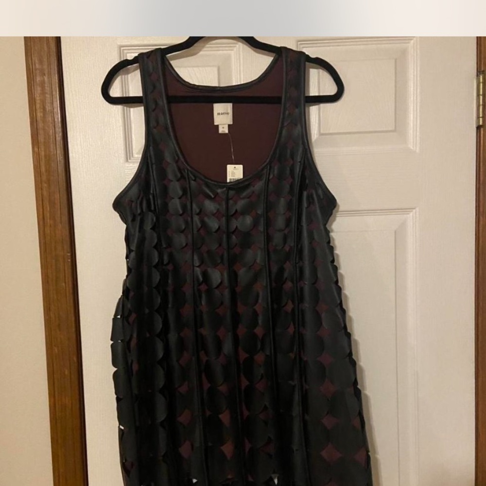 Maeve Black Textured Sleeveless Top